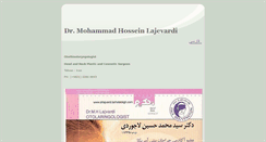 Desktop Screenshot of drlajevardi.com
